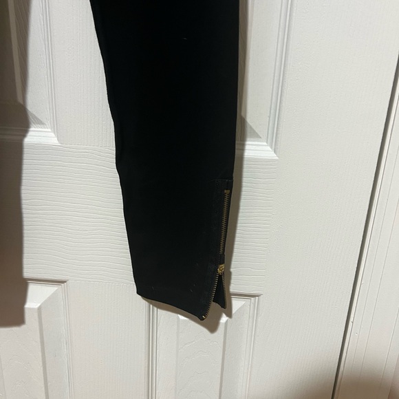 NWT M Calvin Klein Performance Black Leggings Zippers - Picture 2 of 5